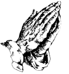Graphic Praying Hands